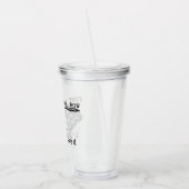 Just One More Row I'm Hooked Crochet Hook and Yarn アクリルタンブラー (左)