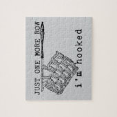 Just One More Row I'm Hooked Crochet Hook and Yarn ジグソーパズル (縦)