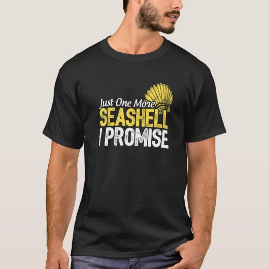 Just One More Seashell I Promise Scuba Diver Divin Tシャツ (正面)