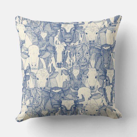 just ox classic blue pearl クッション (裏面)