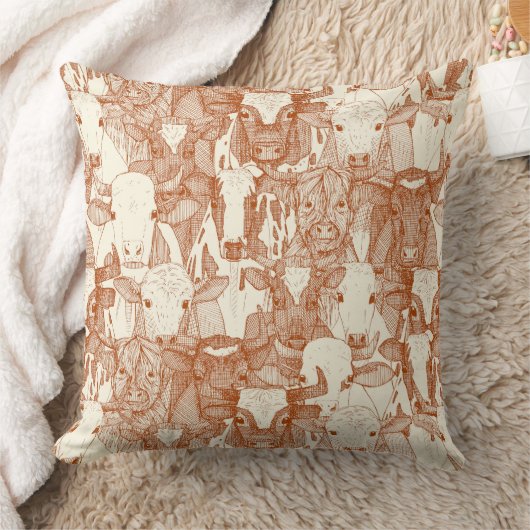 just ox rust pearl クッション (ブランケット)