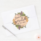 Just Peachyスタンプ スクエアシール (封筒)