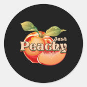 Just Peachy ラウンドシール (正面)