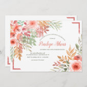 Just Peachy Birthday Partyの招待 招待状 (正面/裏面)