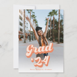 Just Peachy Grad Announcement 案内状