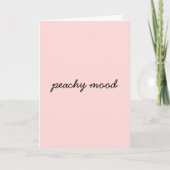 Just Peachy Modern Minimal Script Design カード (正面)