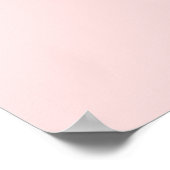 Just Peachy Modern Minimalist Cute Script Design ポスター (角)