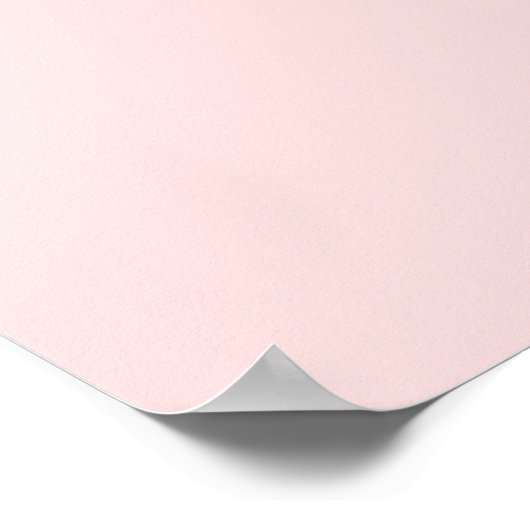 Just Peachy Modern Minimalist Cute Script Design ポスター (角)