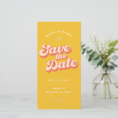 Just Peachy Non Photo Wedding日付を保存 セーブザデート (スタンド正面)