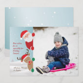 Just Peek Holiday Photo Card シーズンカード (正面/裏面)