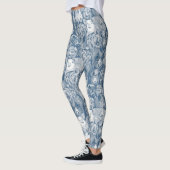 just pigs cobalt denim レギンス (左)