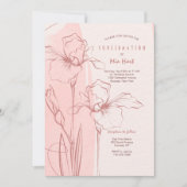 Just Pink確認招待状 招待状 (正面)