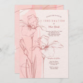 Just Pink確認招待状 招待状 (正面/裏面)