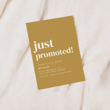 Just Promotedカスタムパーティの招待状