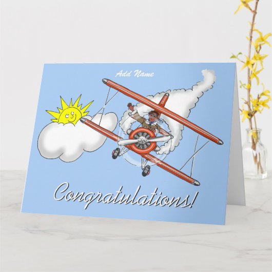 Just Qualified Happyパイロット カード (黄色い花)