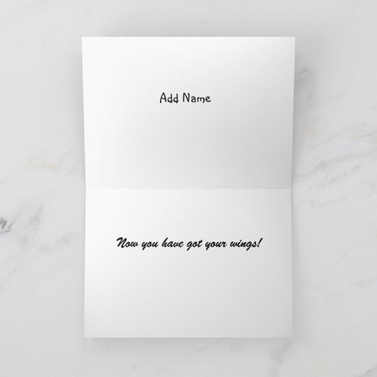 Just Qualified Happyパイロット カード (内部)