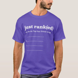 Just Ranked Tee Prince  Tシャツ