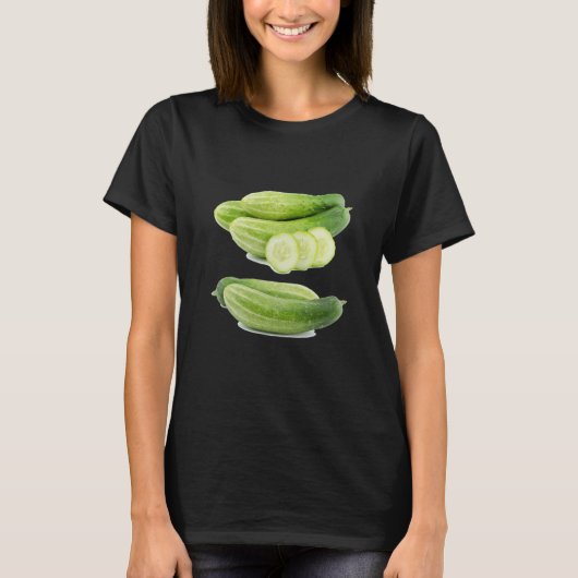 Just Really Like Cucumbers Cucumber Pickle Vegetab Tシャツ (正面)