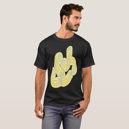 Just Really Like Pasta Macaroni Noodle Noodles Tシャツ (正面フル)