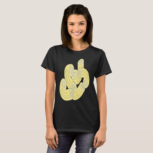 Just Really Like Pasta Macaroni Noodle Noodles Tシャツ (正面フル)