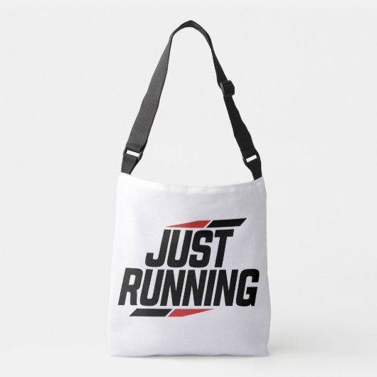 Just Running pour sportif クロスボディバッグ (正面)