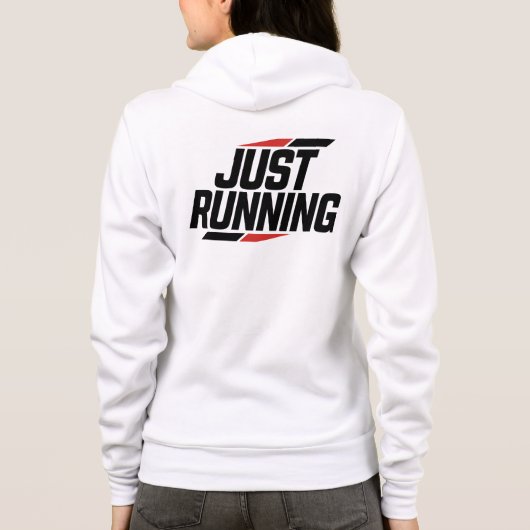 Just Running pour sportif パーカ (裏面)