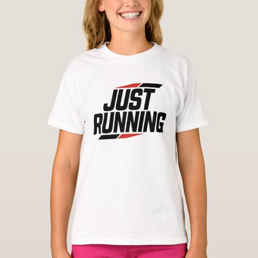 Just Running pour sportif Tシャツ (正面)