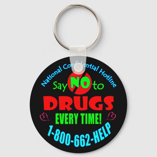 Just Say NO to Drugs Every Time キーホルダー (正面)