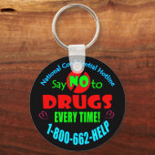Just Say NO to Drugs Every Time キーホルダー (正面)