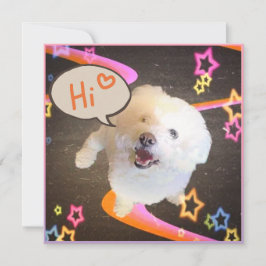 Just Saying "Hi" カード