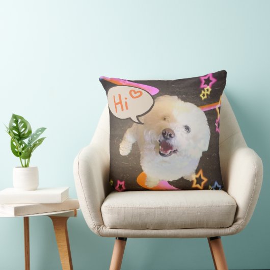 Just Saying "Hi" クッション (椅子)