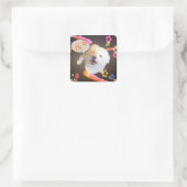 Just Saying "Hi"  スクエアシール (バッグ)