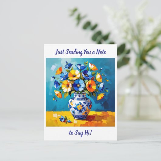 Just Saying HI | Keeping in Touch ポストカード (スタンド正面)