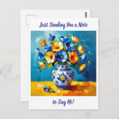 Just Saying HI | Keeping in Touch ポストカード (正面/裏面)