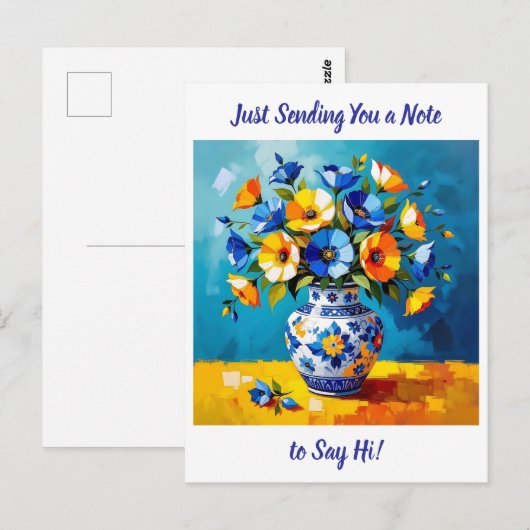 Just Saying HI | Keeping in Touch ポストカード (正面/裏面)