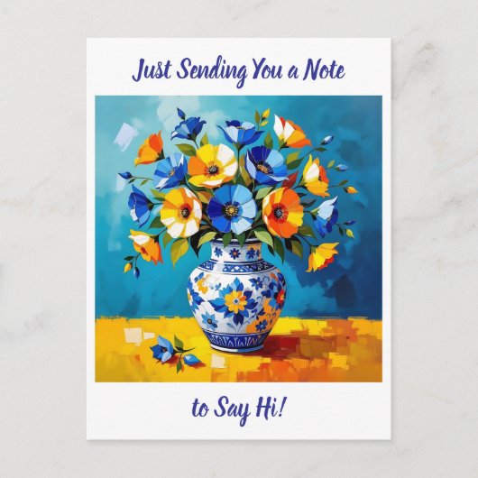 Just Saying HI | Keeping in Touch ポストカード (正面)