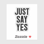 Just SayYes シール (シート)