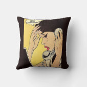 Just Send Chocolateヴィンテージ漫画 クッション (裏面)