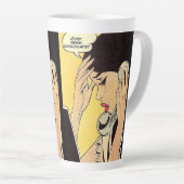 Just Send Chocolateヴィンテージ・アート カフェラテマグ (右アングル)