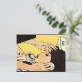 Just Send Chocolateヴィンテージ・アート シーズンポストカード (スタンド正面)