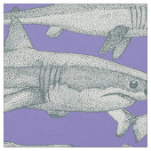just sharks apatite lavender ファブリック (クローズアップ)