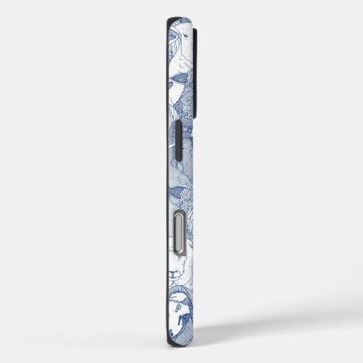 just sheep classic blue white Case-Mate iPhoneケース (裏面 / 右)