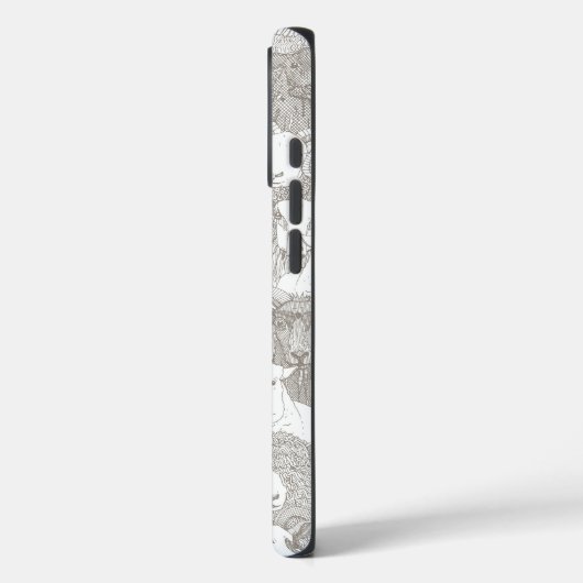 just sheep natural white Case-Mate iPhoneケース (裏面 / 左)