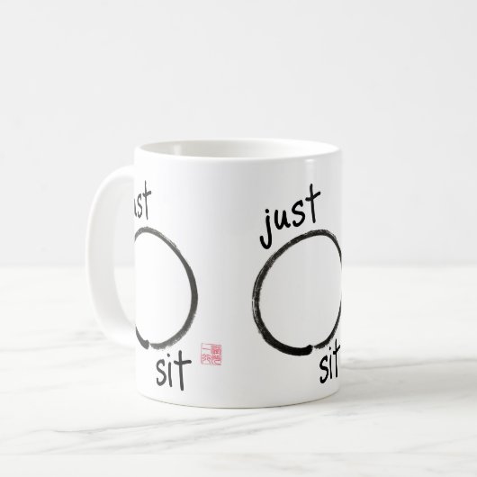 Just Sit コーヒーマグカップ (正面左)