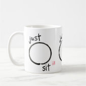 Just Sit コーヒーマグカップ (左)