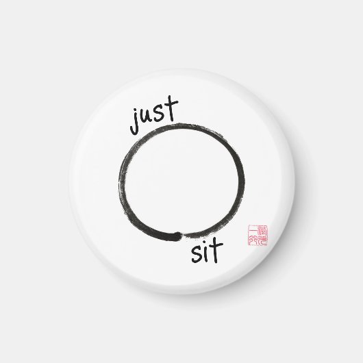 Just Sit マグネット (正面)