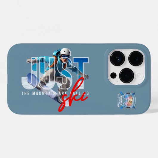 Just Ski | Case-Mate iPhoneケース (裏面 (横))
