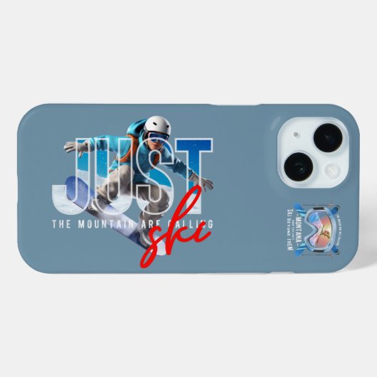 Just Ski | Case-Mate iPhoneケース (裏面 (横))