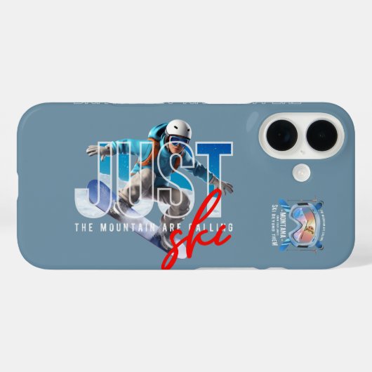 Just Ski | Case-Mate iPhoneケース (裏面 (横))