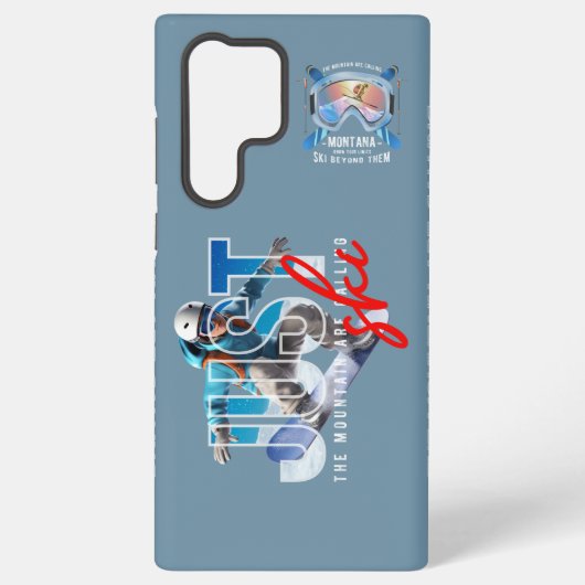 Just Ski | Samsung Galaxyケース (裏面)